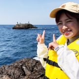 こんなところに釣り人