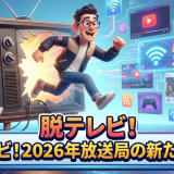 テレビ局の終焉か、進化か？2026年、各社トップが描く生存戦略の全貌