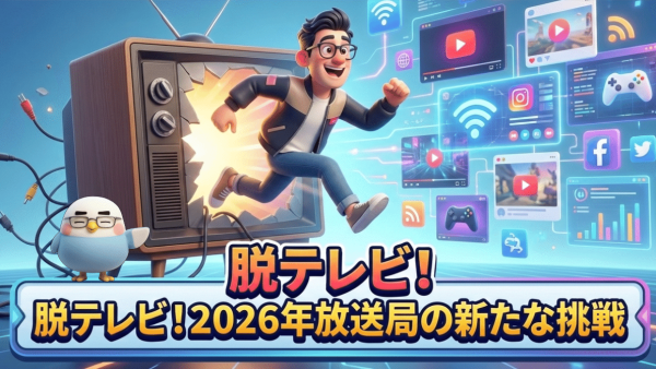 テレビ局の終焉か、進化か？2026年、各社トップが描く生存戦略の全貌