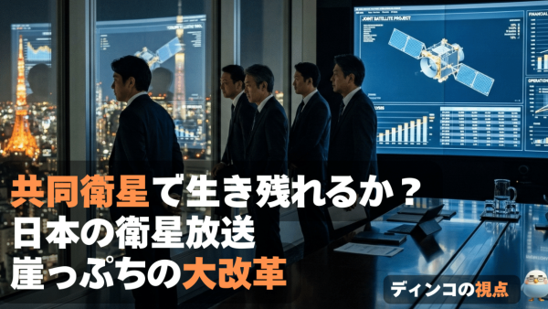 共同衛星で生き残れるか？日本の衛星放送、崖っぷちの大改革